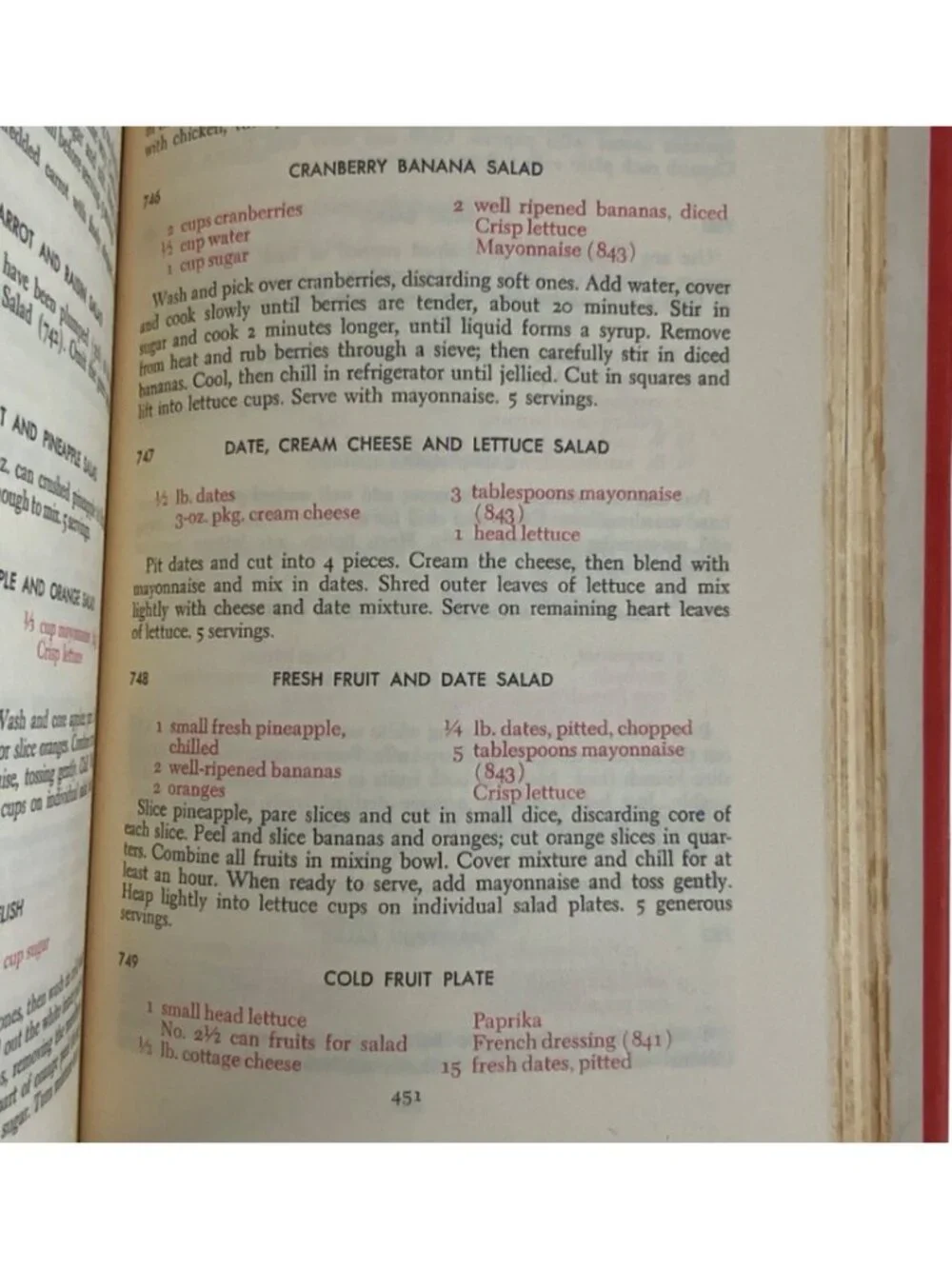 The Modern Family Cook Book By Meta Given New Revised 1958 Book Club Edition